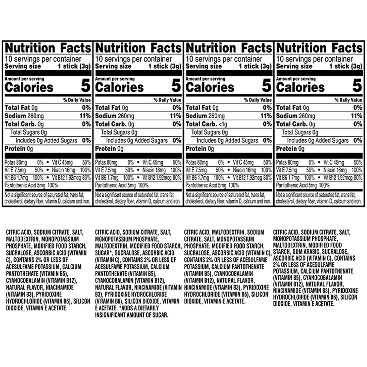 Propel Fitness Powder Variety Pack