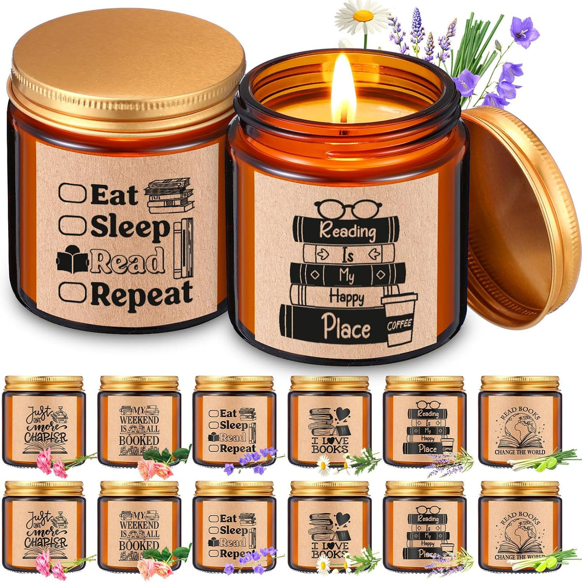 Soy Candles for Book Lovers