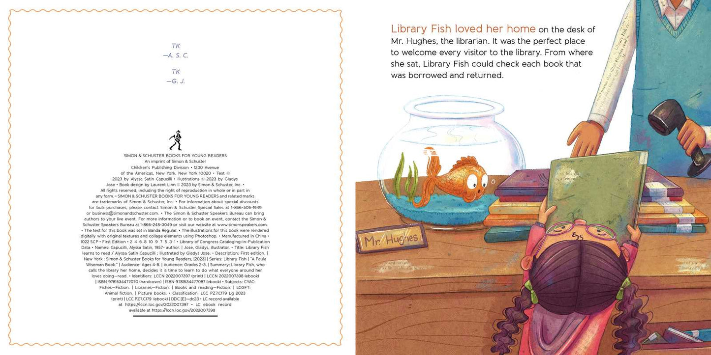 Library Fish Learns to Read by Alyssa Satin Capucilli