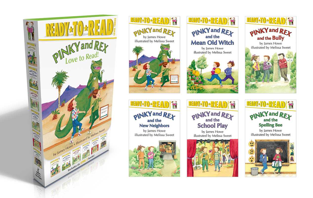 Pinky and Rex Love to Read! (Boxed Set) by James Howe