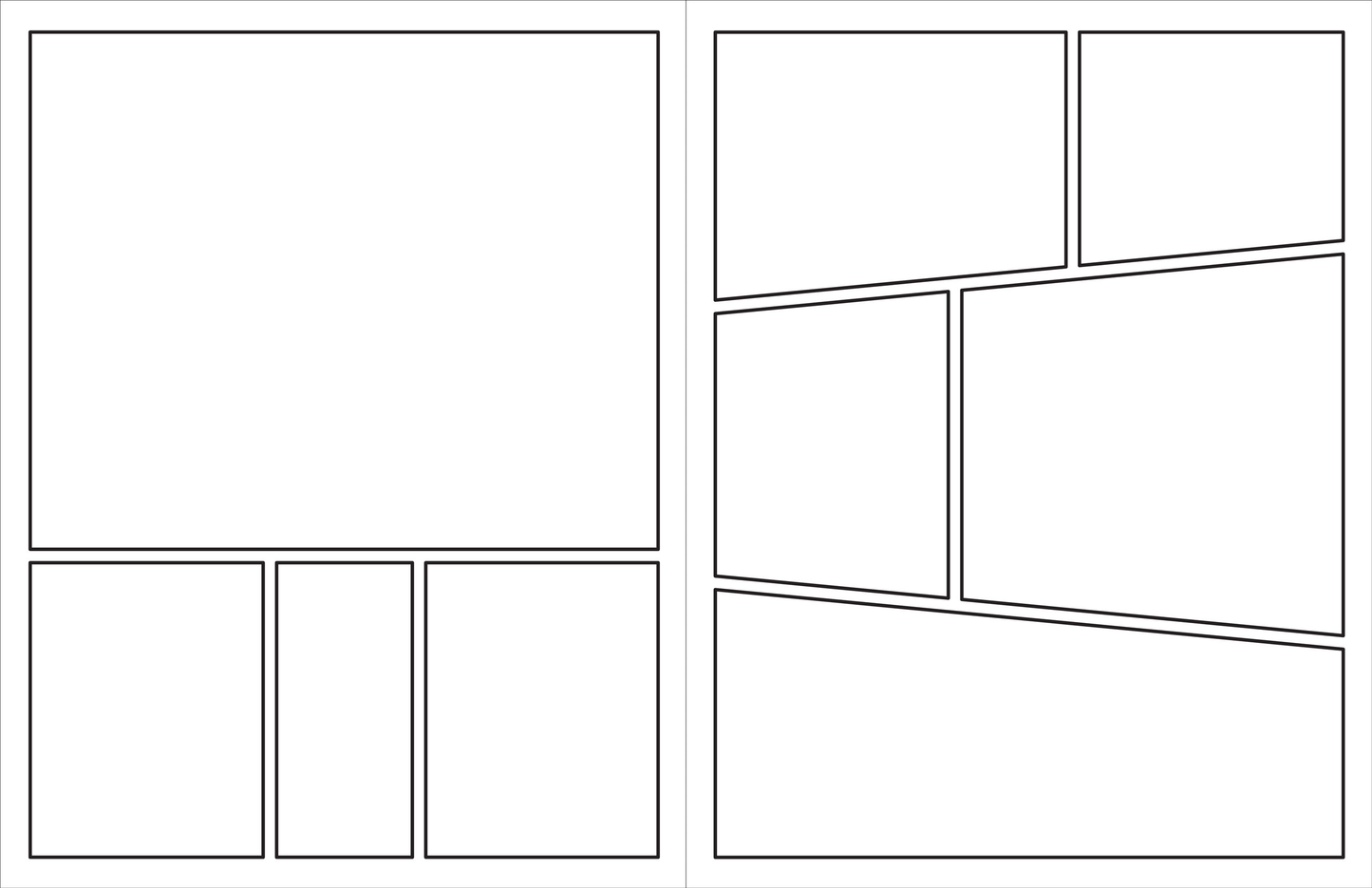 Blank Comic Book