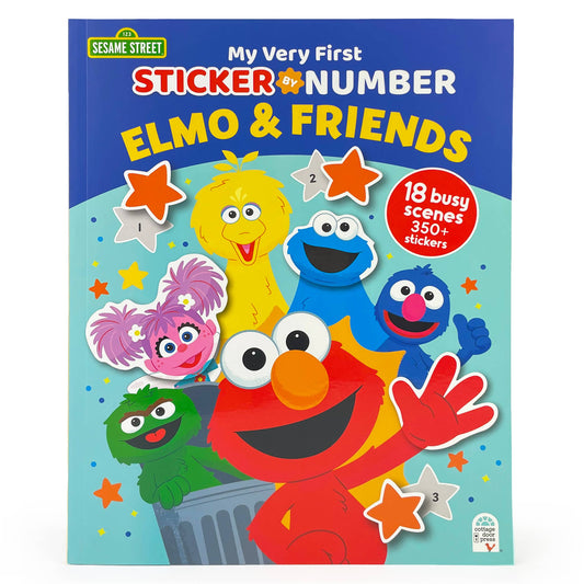 Sesame Street Elmo & Friends My Very First Sticker by Number